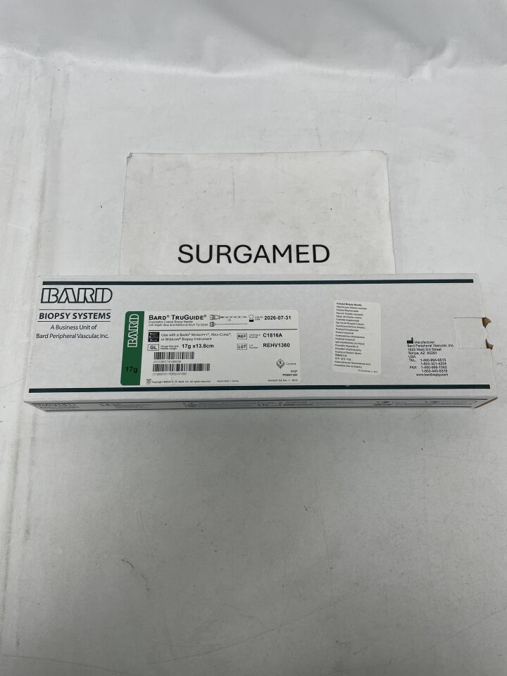 C1816A - BARD - TruGuide Disposable Coaxial Biopsy Needle, 17G x 13.8 cm, (BX/5)