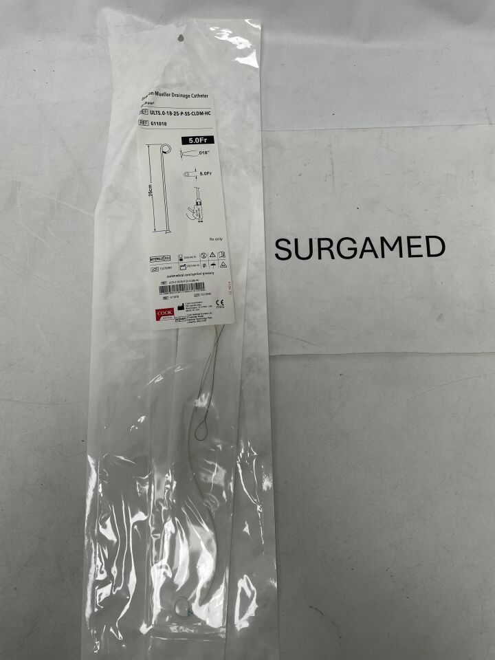 G11018 - COOK - Dawson-Mueller Multipurpose Drainage Catheter 5F x 25cm, 0.018", (EA)
