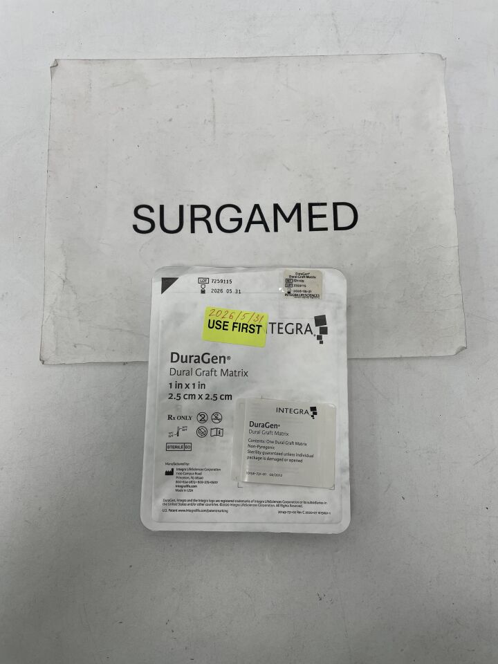 ID-1105 - INTEGRA - DuraGen Dural Graft Matrix: 1" x 1", (EA)