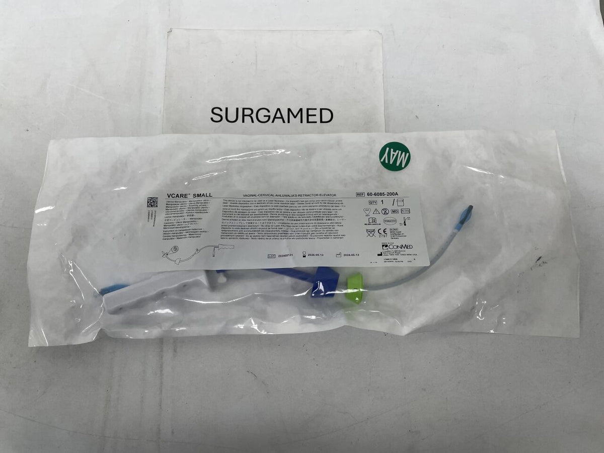 60-6085-200A - CONMED - VCare Plus Small, Vaginal Cervical Ahluwalia's Retractor Elevator, Green, 32mm dia., (EA)