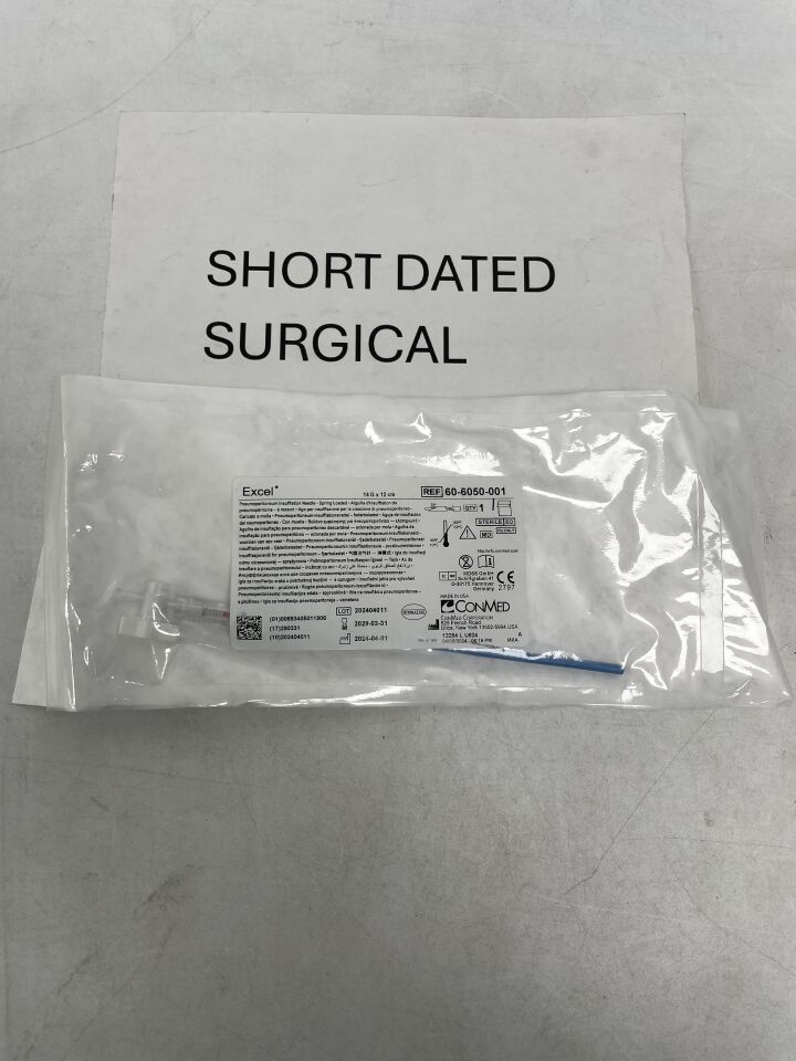 60-6050-001 - CONMED - Excel 120mm Insufflation (Veress) Needle, (EA)