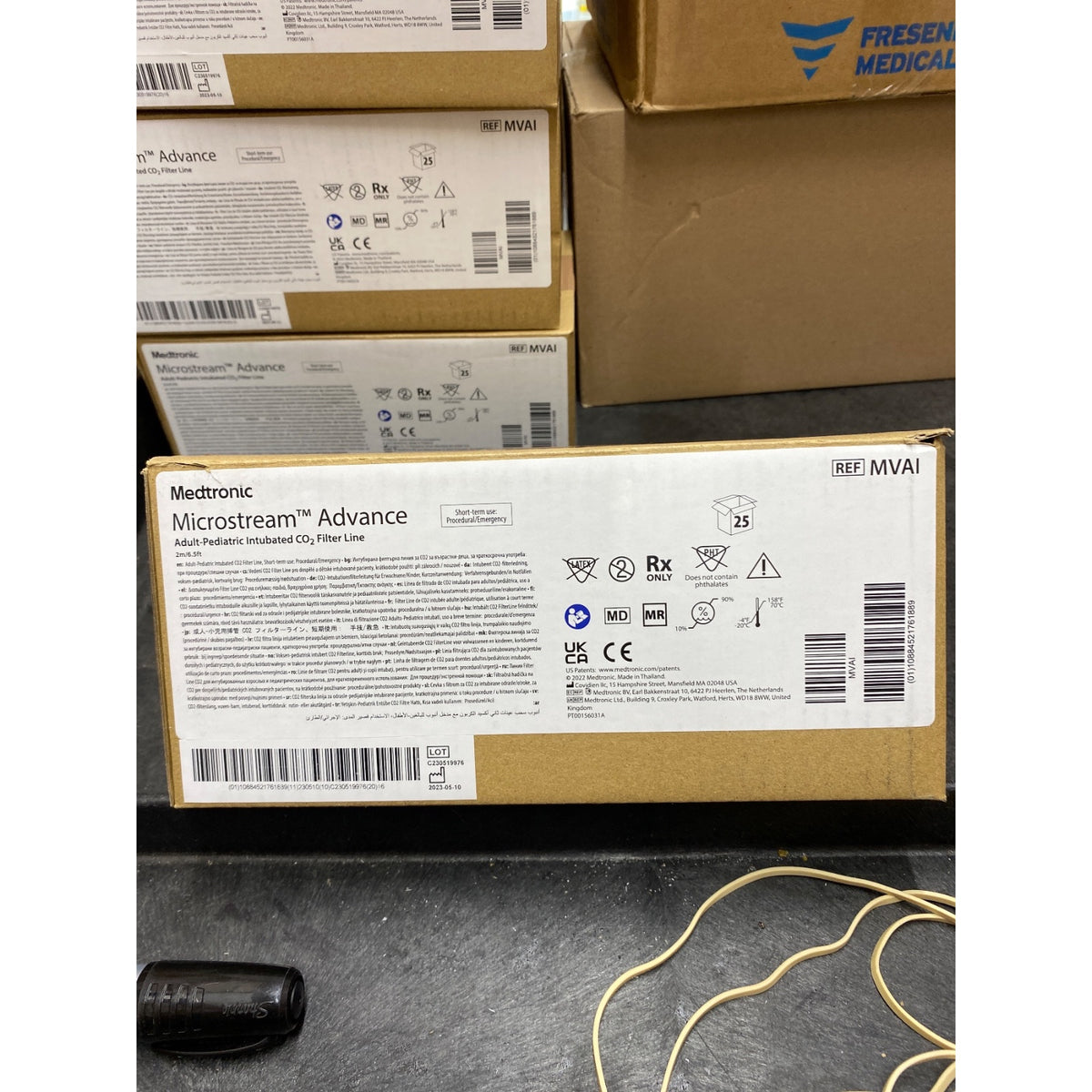 MVAI - MEDTRONIC - Adult-Pediatric Intubated CO2 Filter Line; Short-term use: Procedural/Emergency, (BX/25)