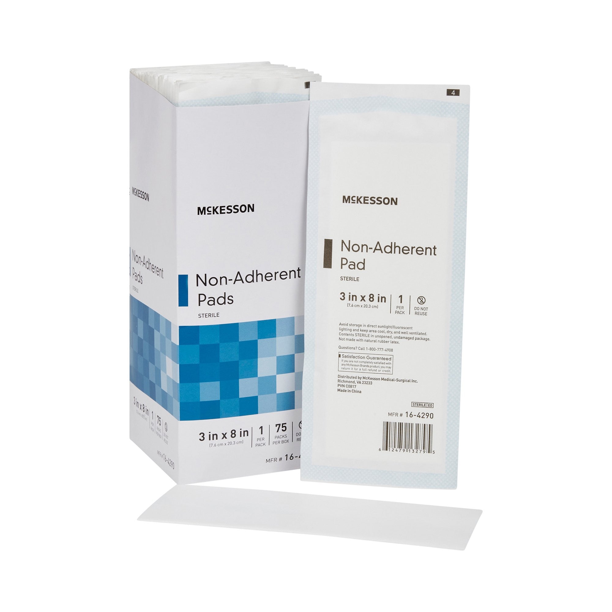 471997 - McKesson - McKesson Non-Adherent Dressing 3 X 8 in Sterile , 16-4290, Case of 600, (CS)