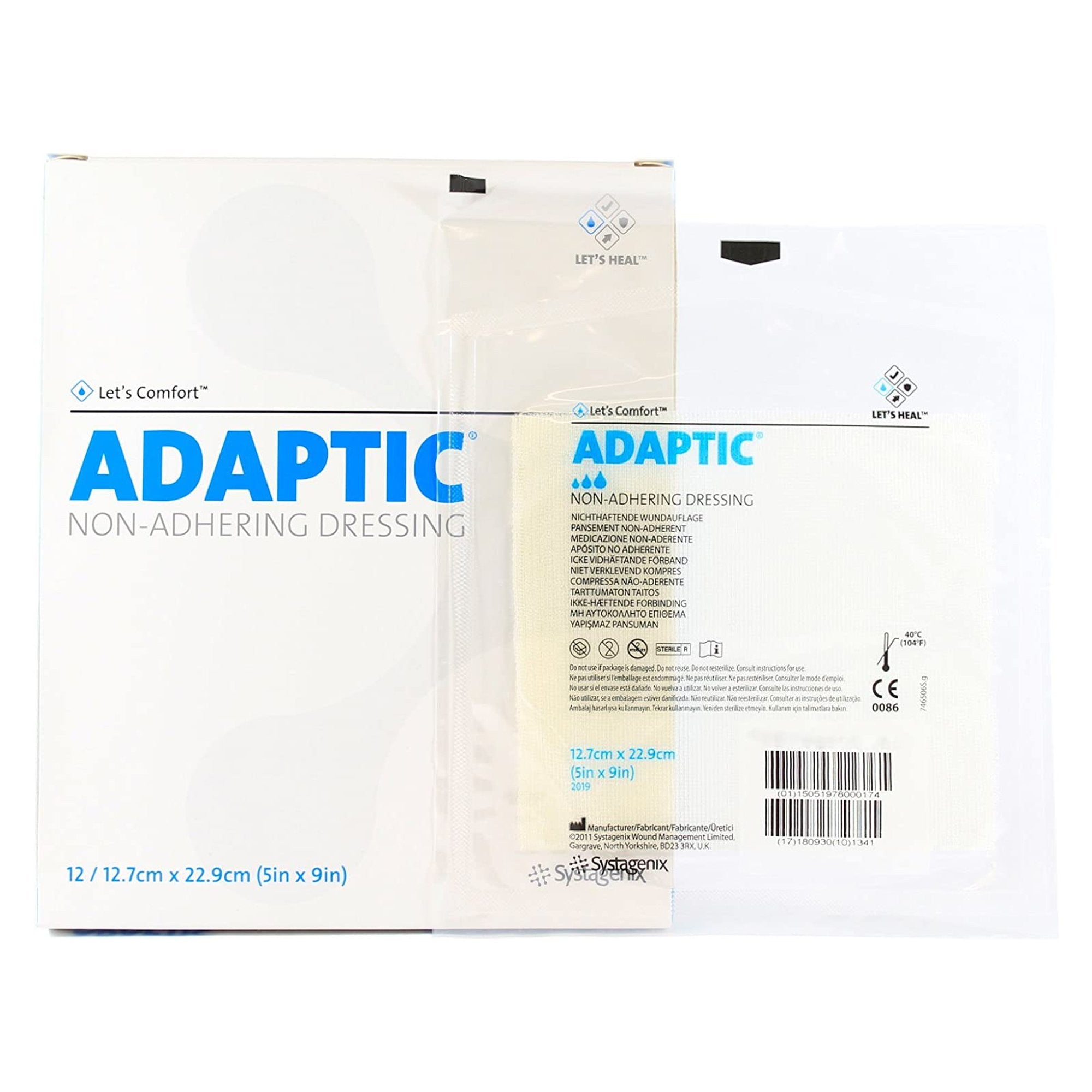 200647 - 3M - 3M Adaptic Oil Emulsion Impregnated Dressing Rectangle 5 X 9 Inch Sterile, 2019, Pack of 1, (EA)