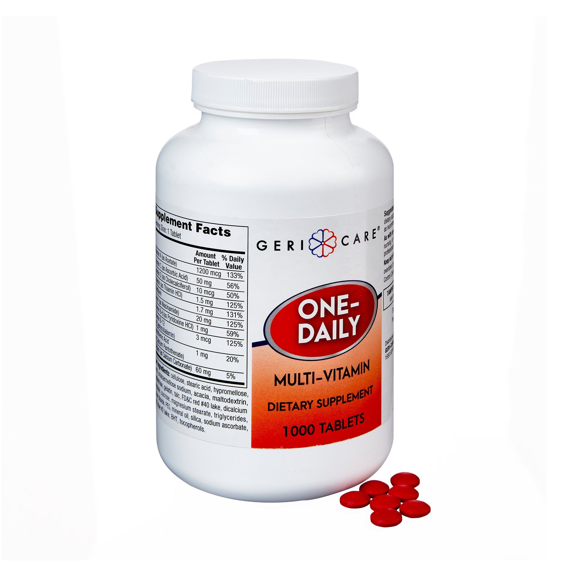 633781 - Geri-Care - Multivitamin Supplement Geri-Care Tablet 501-10-GCP Case of 12, (CS)