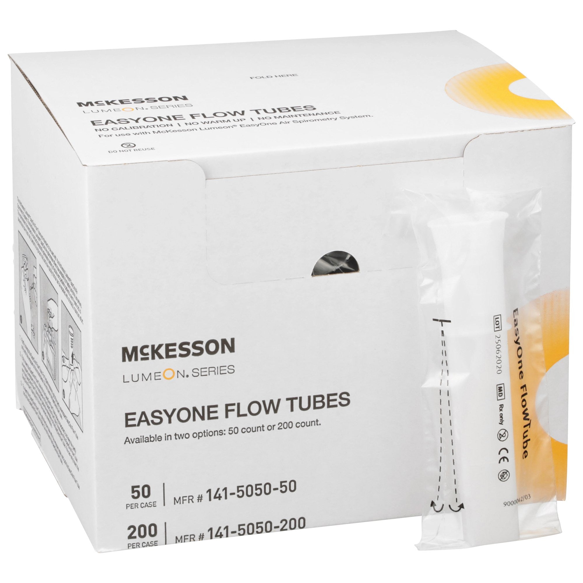 1055598 - McKesson - McKesson LUMEON Mouthpiece Plastic Disposable, 141-5050-50, Case of 50, (CS)