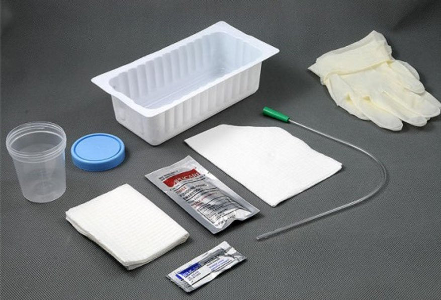 670579 - AMSure - Intermittent Catheter Tray AMSure Urethral 14 Fr. Without Balloon PVC AS870 Pack of 1, (EA)