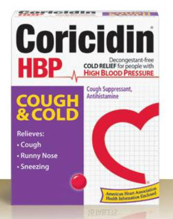 678200 - Coricidin HBP - Cold and Cough Relief Coricidin HBP Chest Congestion & Cough 200 mg - 10 mg Strength Softgel Pack of 1, (EA)