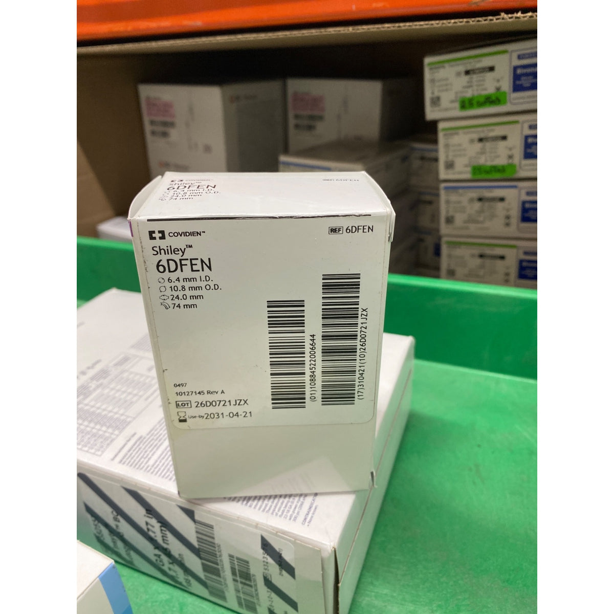 6DFEN - COVIDIEN - Tracheostomy Tube Cuffed with Disposable Inner Cannula,Fenestrated, (BX/1)