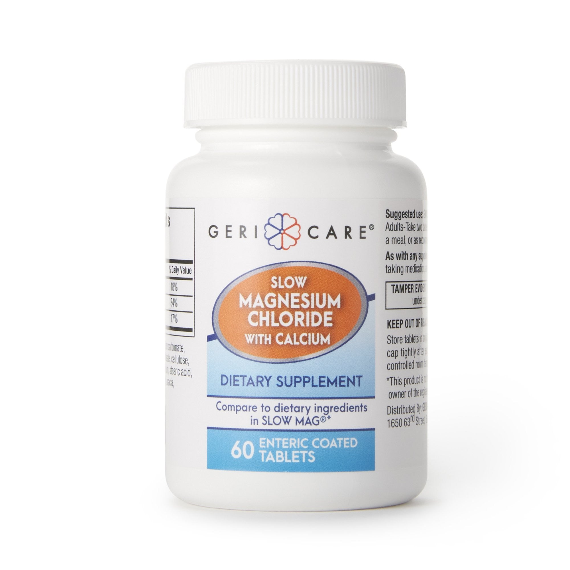 689188 - Geri-Care - Geri-Care Calcium / Magnesium Chloride 236mg -142 mg - 400 mg Strength Tablet 635-06-GCP Case of 12, (CS)