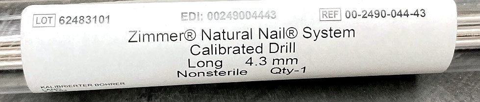 00-2490-044-43 - ZIMMER - Natural nail, (EA/1)