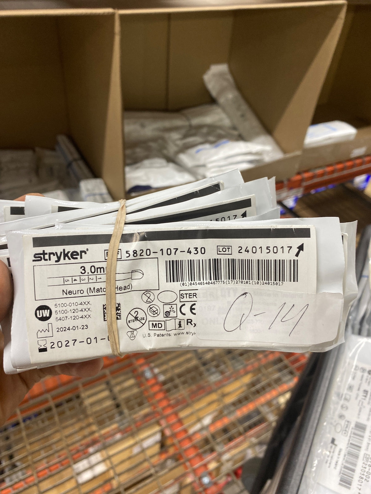 5820-107-430 - STRYKER - Core Fan Reciprocating Saw Blade, 53 L x 40 mm W, (EA/1)