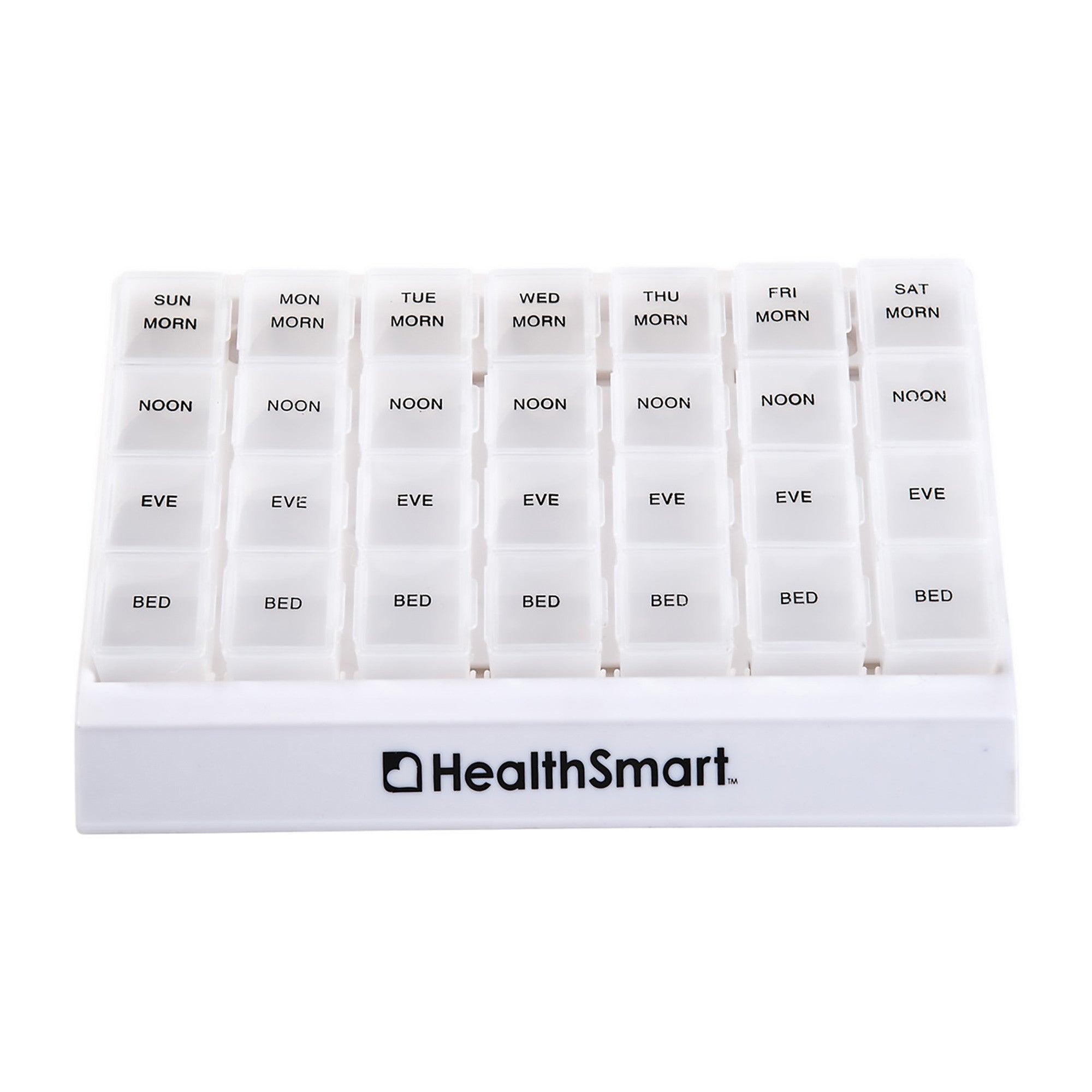 724874 - HealthSmart - Pill Organizer HealthSmart Large 7 Day 4 Dose 640-8223-0000 Pack of 1, (EA)