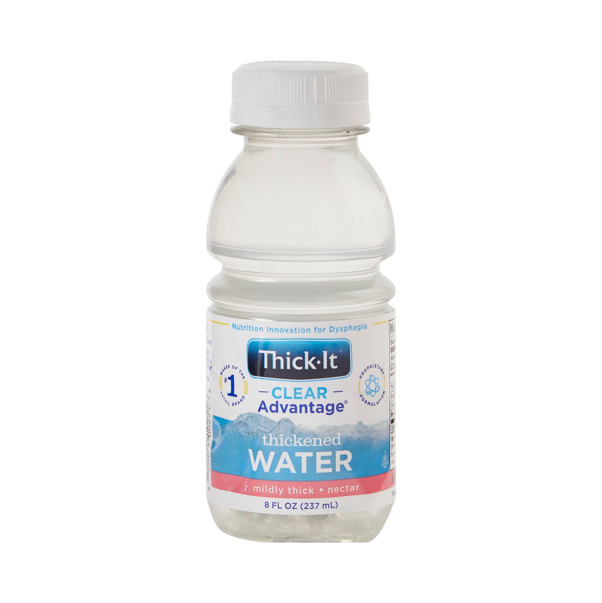734893 - Thick-It - Thickened Water Thick-It Clear Advantage 8 oz. Bottle Unflavored Liquid IDDSI Level 2 Mildly Thick B451-L9044 Case of 24, (CS)