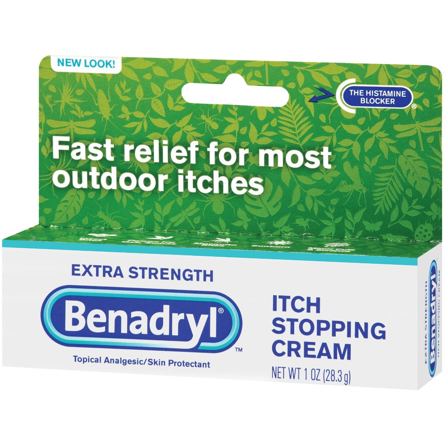 761993 - Benadryl - Itch Relief Benadryl 2% - 0.1% Strength Cream 1 oz. Tube Pack of 1, (EA)