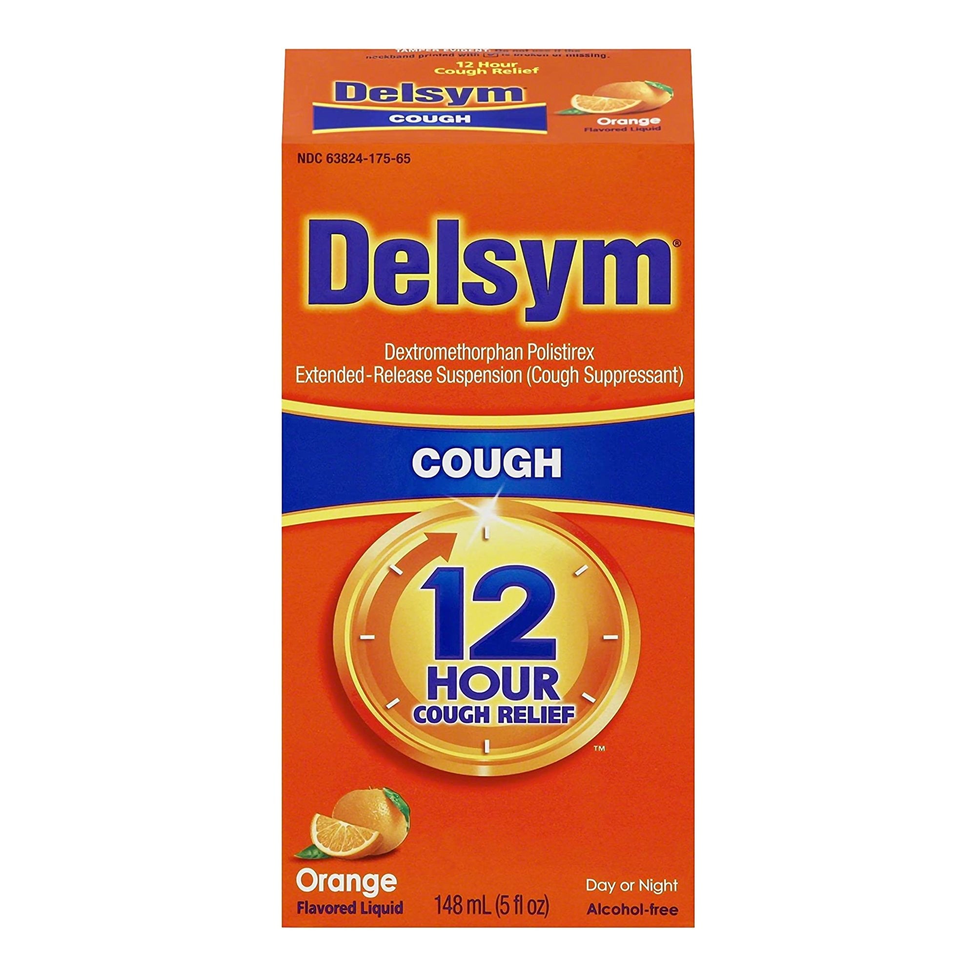 765751 - Delsym - Cold and Cough Relief Delsym 30 mg / 5 mL Strength Liquid 5 oz. Pack of 1, (EA)