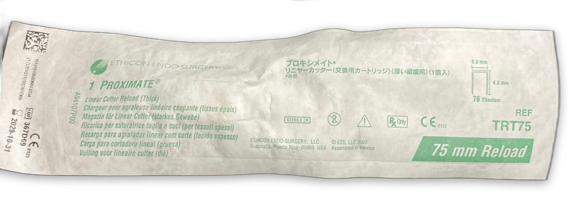 TRT75 - ETHICON - PROXIMATE LINEAR CUTTER RELOAD (Thick), (EA/1)