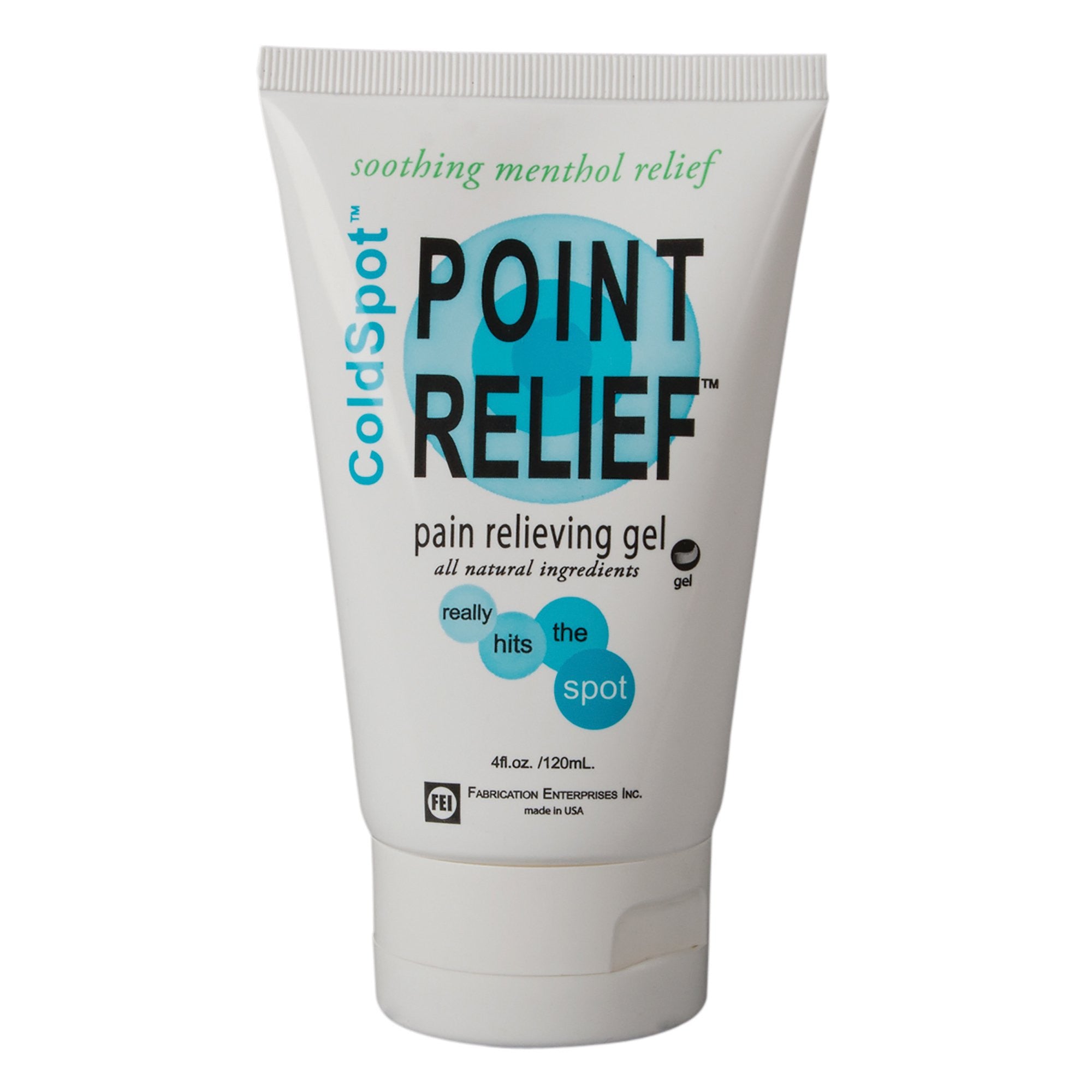 800238 - Point - Topical Pain Relief Point Relief ColdSpot 0.06% - 12% Strength Menthol / Methyl Salicylate Topical Gel 4 oz. 11-0730-1 Pack of 1, (EA)