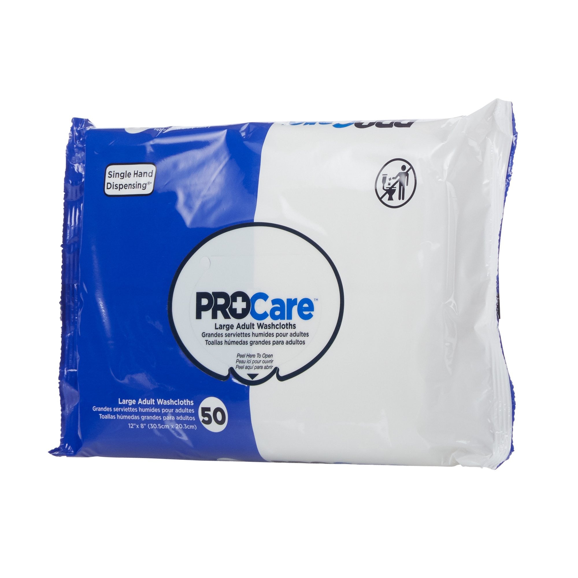 802115 - ProCare - Personal Cleansing Wipe ProCare Soft Pack Scented CRW-050 Pack of 50, (PK)