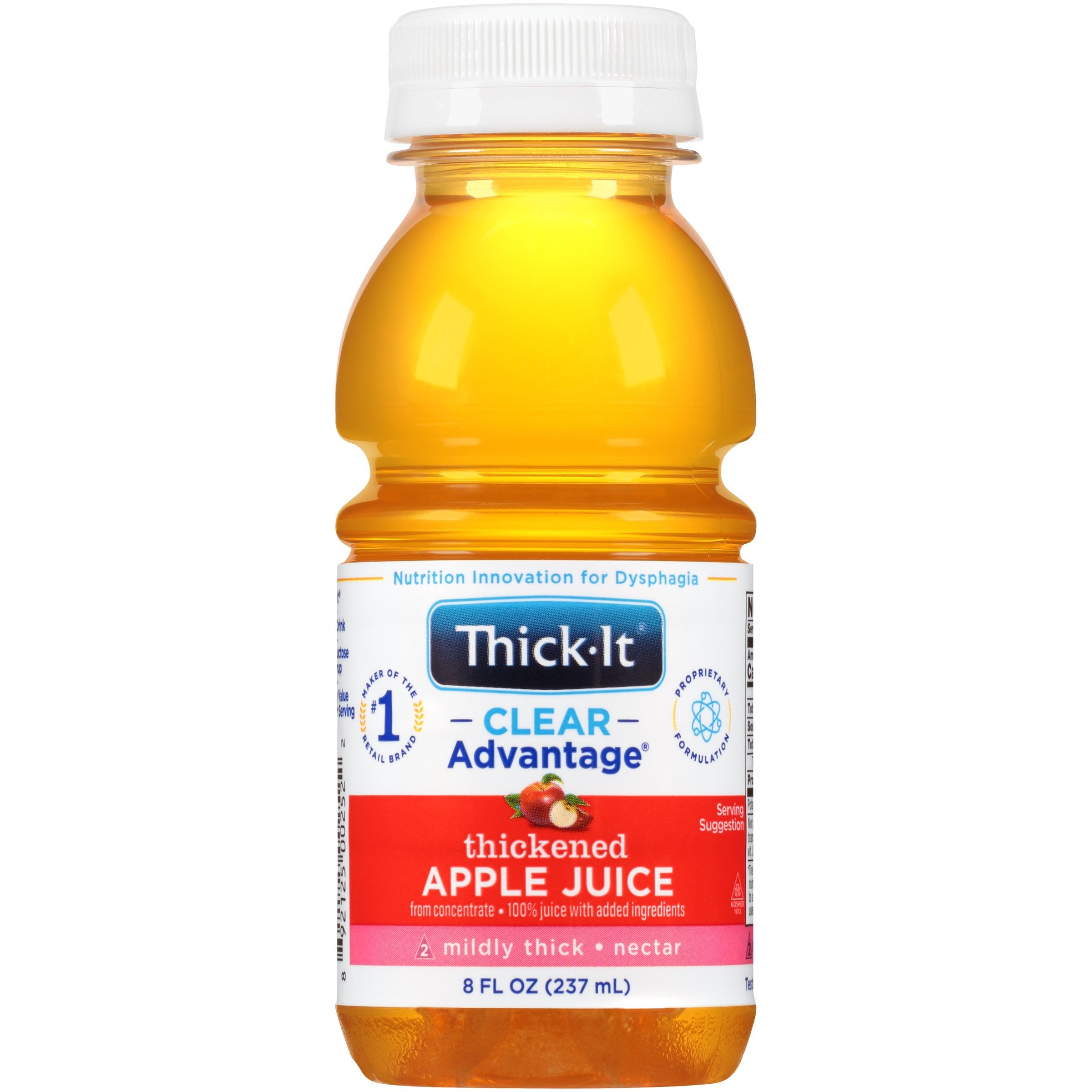 803175 - Thick-It - Thickened Beverage Thick-It Clear Advantage 8 oz. Bottle Apple Flavor Liquid IDDSI Level 2 Mildly Thick B455-L9044 Pack of 1, (EA)