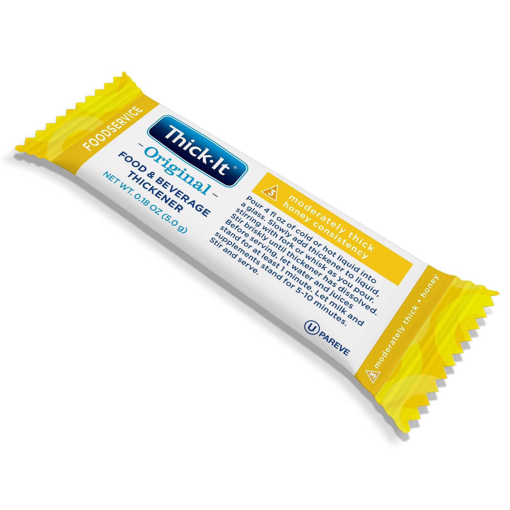 811410 - Thick-It - Food and Beverage Thickener Thick-It Original 6 Gram Individual Packet Unflavored Powder IDDSI Level 3 Moderately Thick/Liquidized J593-LE800 Case of 200, (CS)