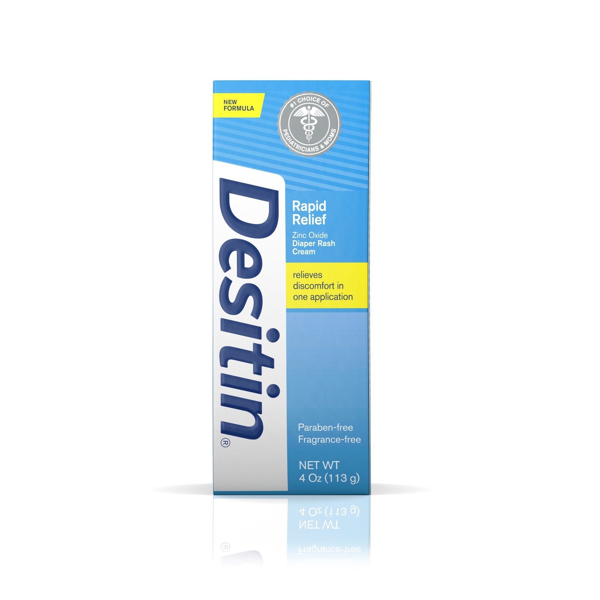 820552 - Desitin - Diaper Rash Treatment Desitin Rapid Relief 4 oz. Tube Scented Cream Pack of 1, (EA)