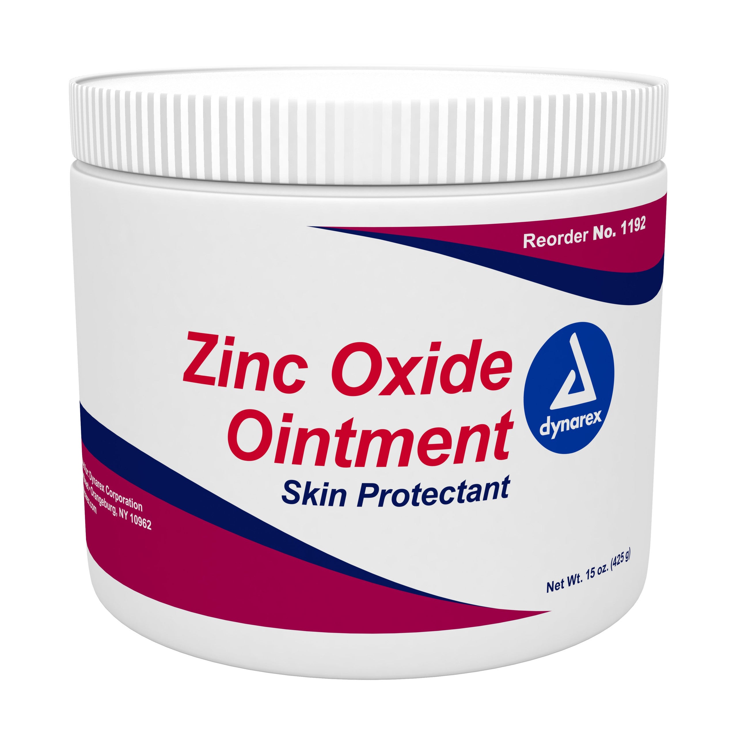 826470 - Dynarex - Dynarex Skin Protectant Ointment, 25% Zinc Oxide, 15 oz., Pack of 1, (EA)