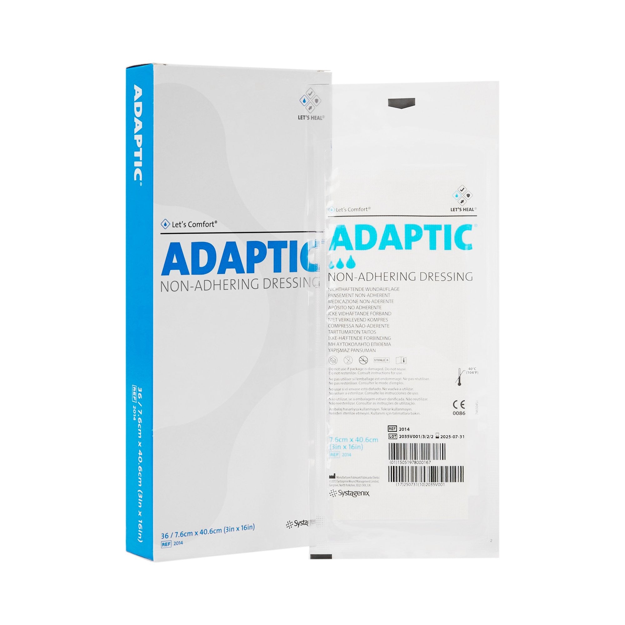 4635 - 3M - 3M Adaptic Oil Emulsion Impregnated Dressing Rectangle 3 X 16 Inch Sterile, 2014, Pack of 1, (EA)