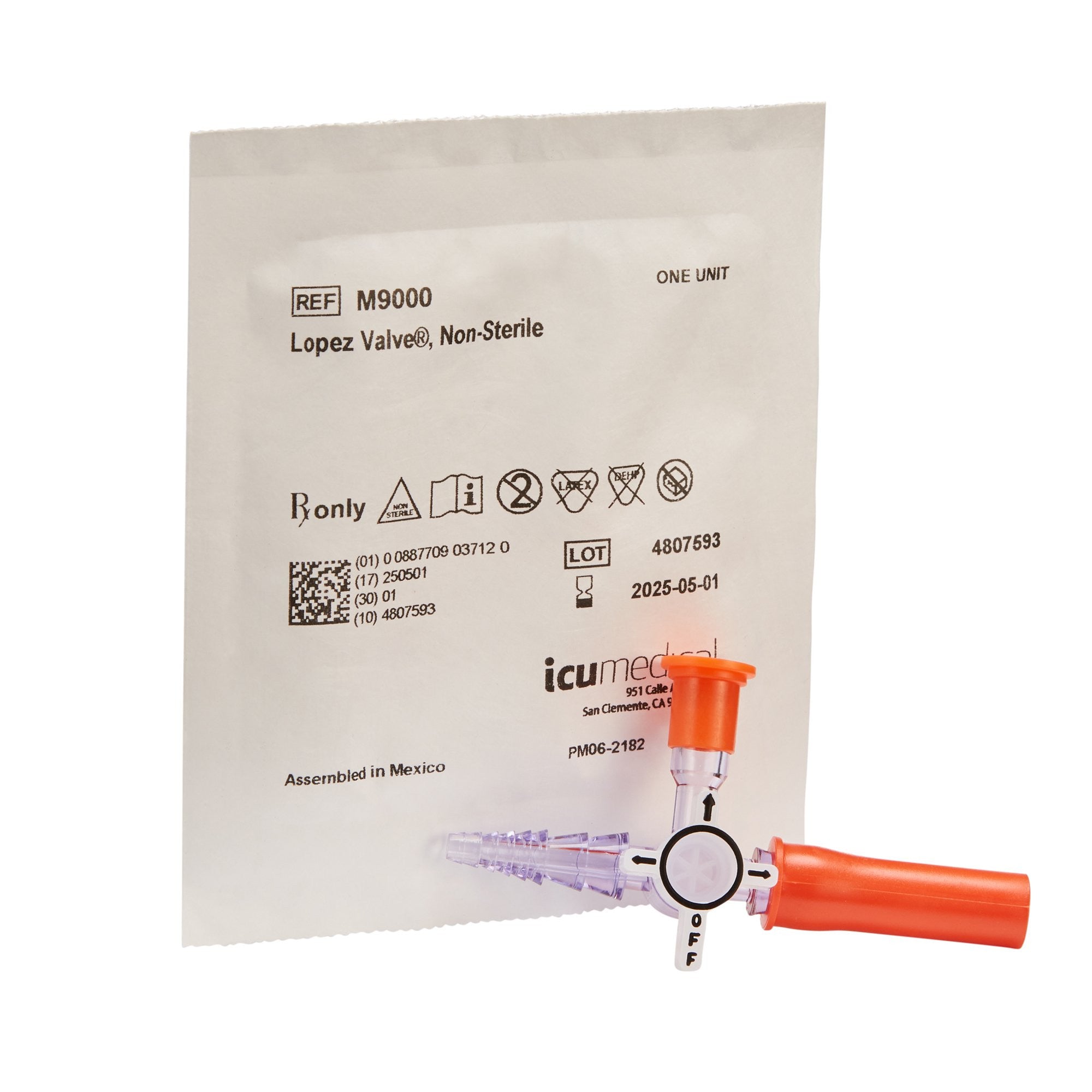 352700 - Lopez - Lopez Enteral Feeding Valve, M9000, Pack of 1, (EA)