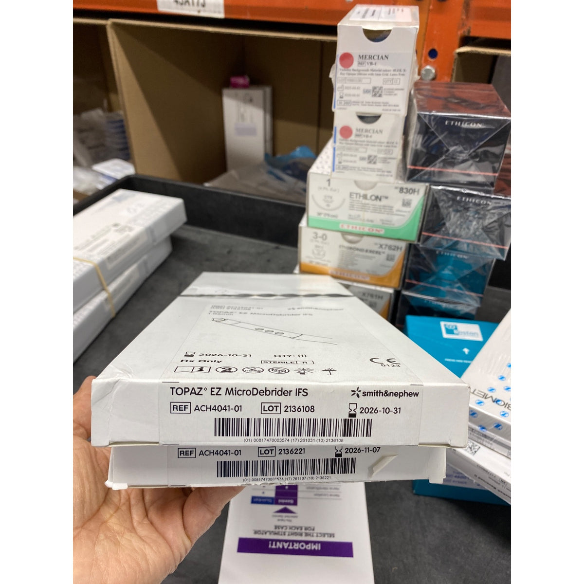 ACH4041-01 - SMITH & NEPHEW - TOPAZ EZ MICRODEBRIDER COBLATION WAND WITH INTEGRATED FINGER SWITCH IFS, (BX/1)