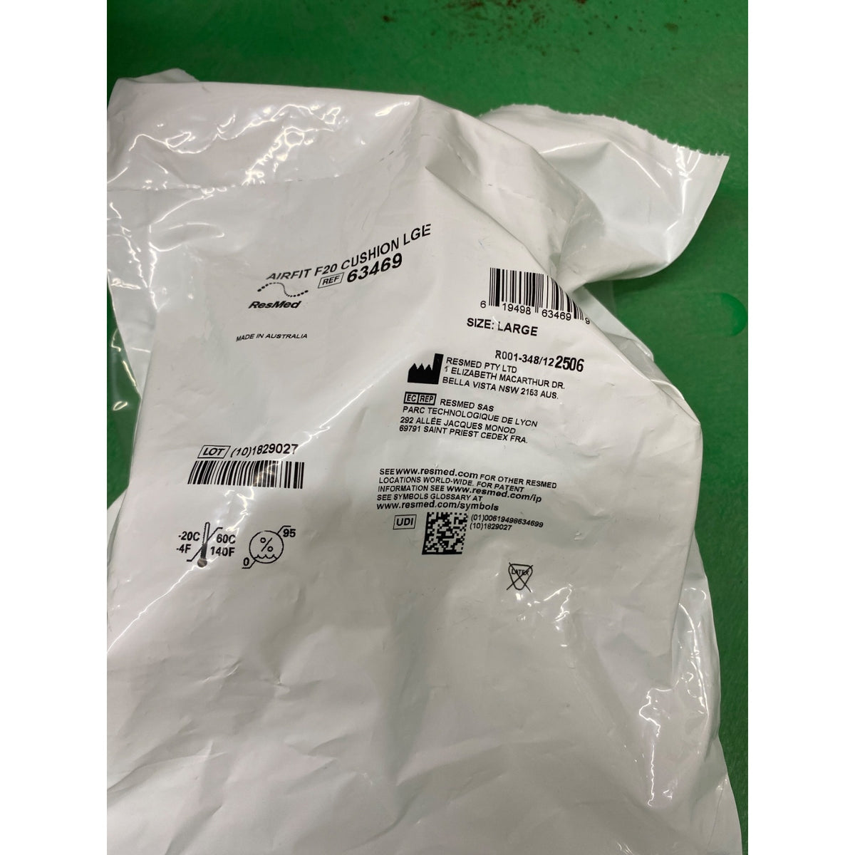 63469 - RESMED - AIRFIT F20 CUSHION LGE, (EA/1)