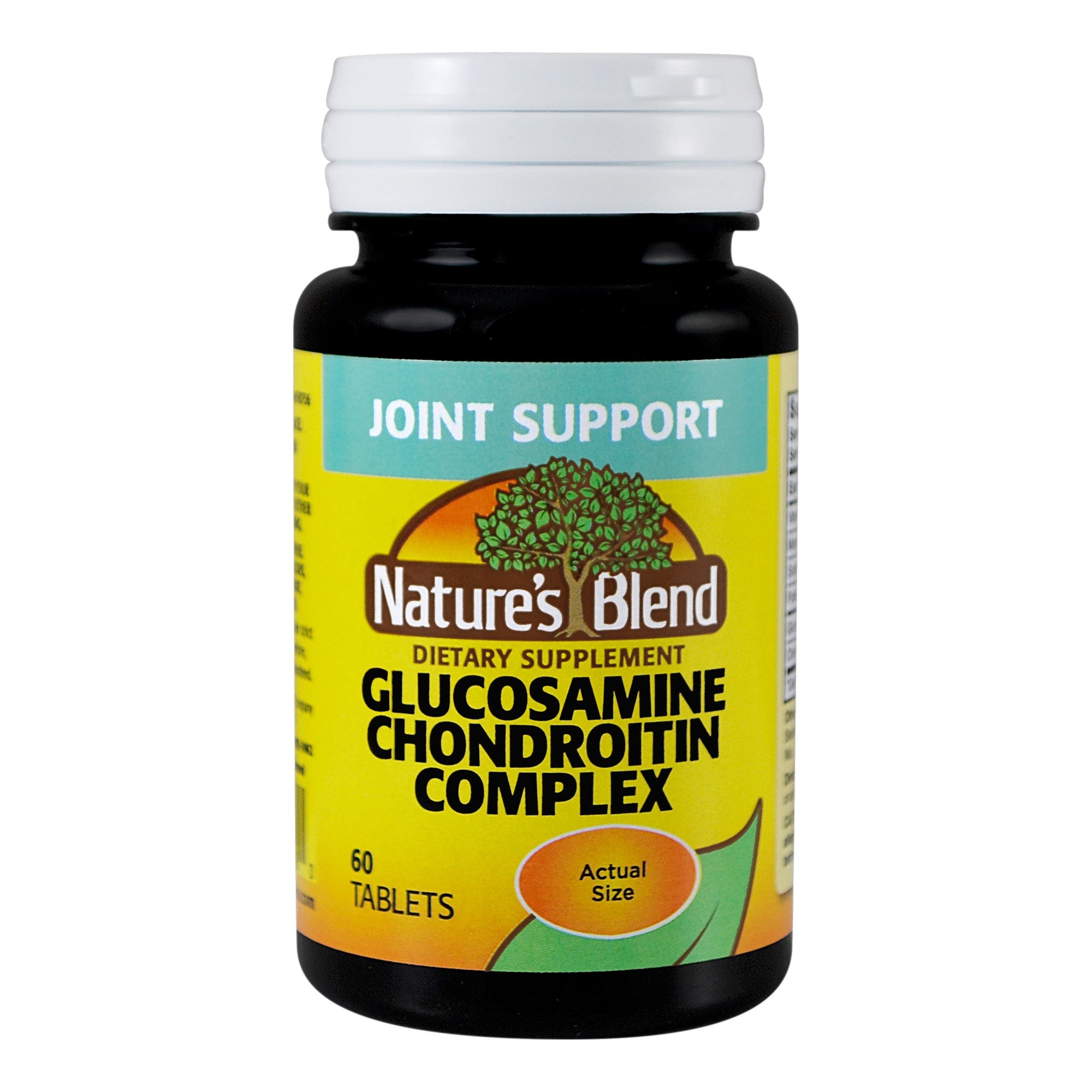 861278 - Nature's - Joint Health Supplement Nature's Blend Glucosamine Sulfate / Chondroitin Sulfate 250 mg - 200 mg Strength Capsule 60 Bottle of 1, (BT)