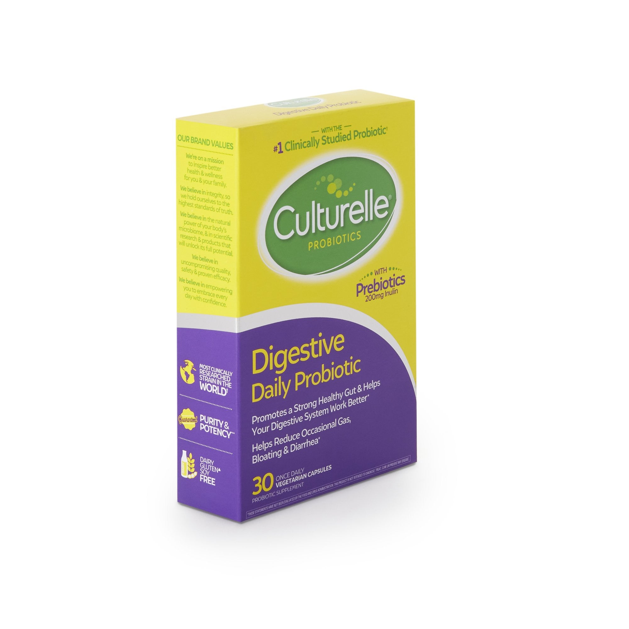 871078 - Culturelle - Probiotic Dietary Supplement Culturelle 30 Capsule Box of 30, (BX)