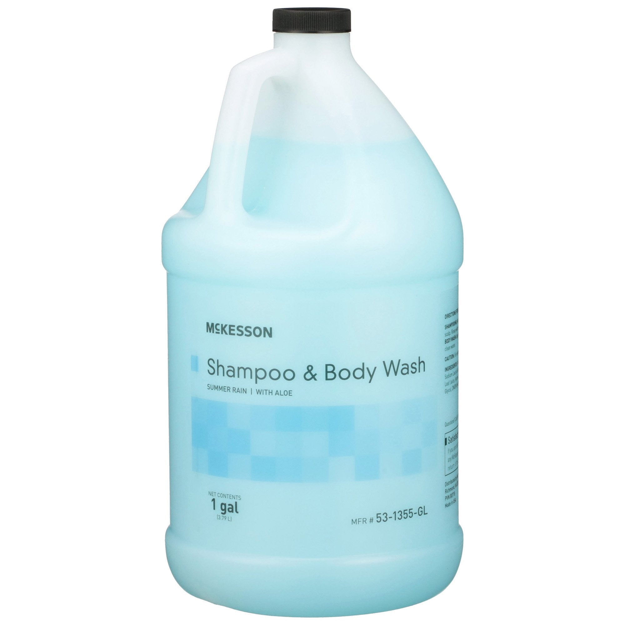 877019 - McKesson - McKesson Shampoo and Body Wash Jug, Enriched with Protein, Lanolin, Aloe Vera and Collagen, Summer Rain Scent, 1 gal., Case of 4, (CS)