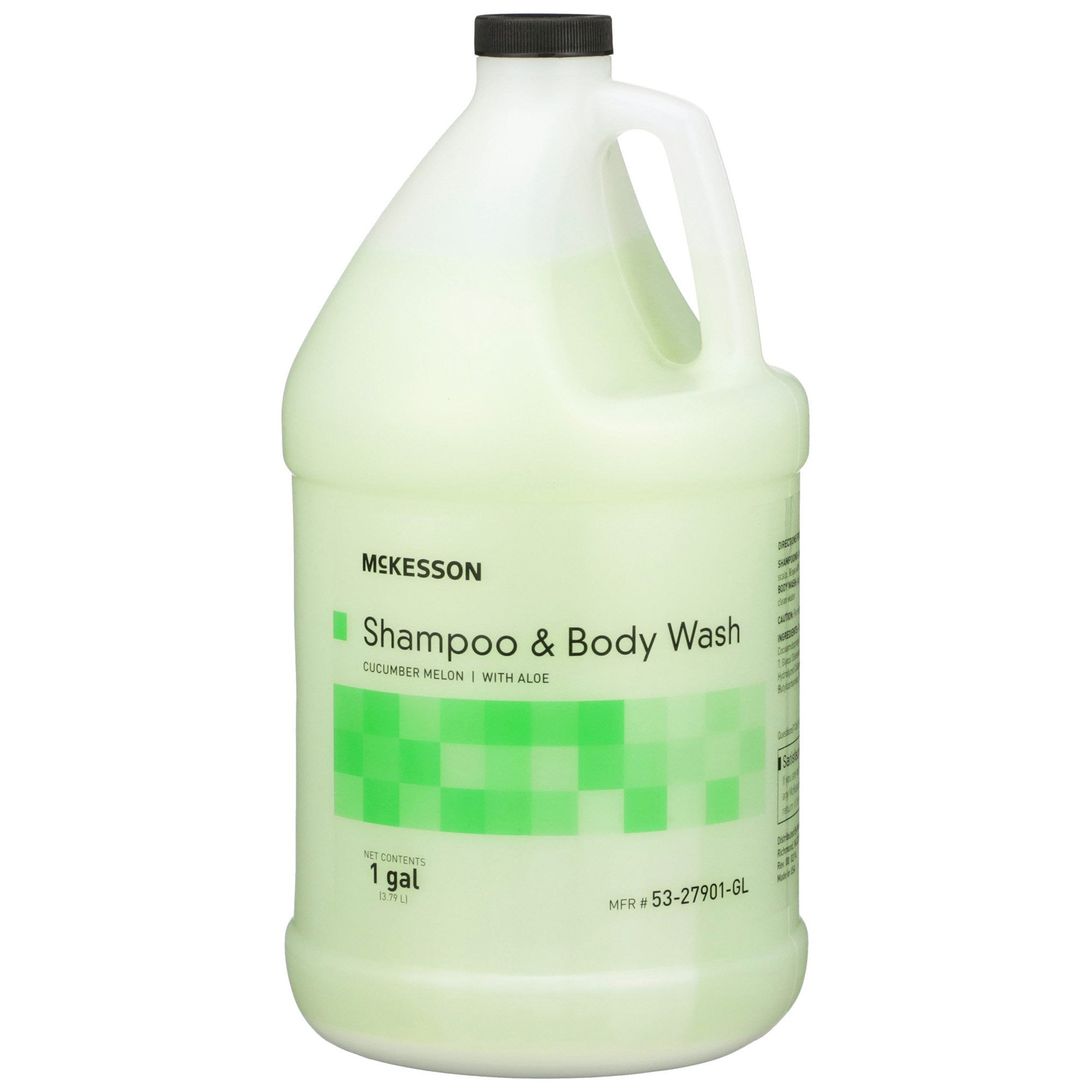 877021 - McKesson - McKesson Shampoo and Body Wash Jug, Enriched with Protein, Lanolin, Aloe Vera and Collagen, Cucumber Melon Scent, 1 gal., Case of 4, (CS)