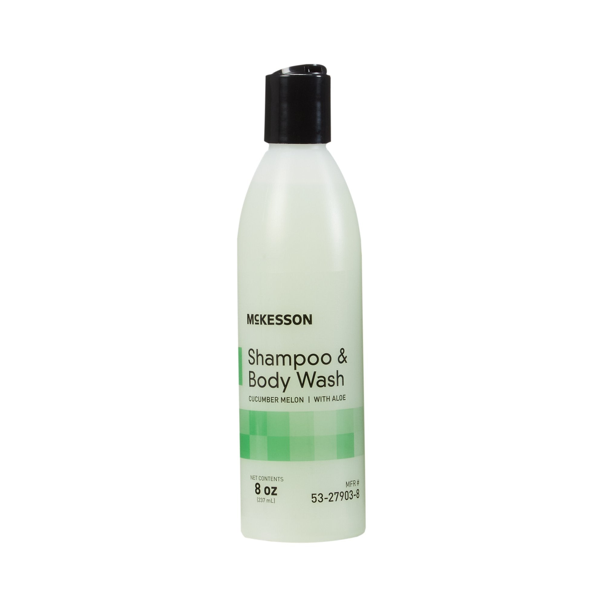 877022 - McKesson - McKesson Shampoo and Body Wash Flip Top Bottle, Enriched with Protein, Lanolin, Aloe Vera and Collagen, Cucumber Melon Scent, 8 oz., Case of 48, (CS)
