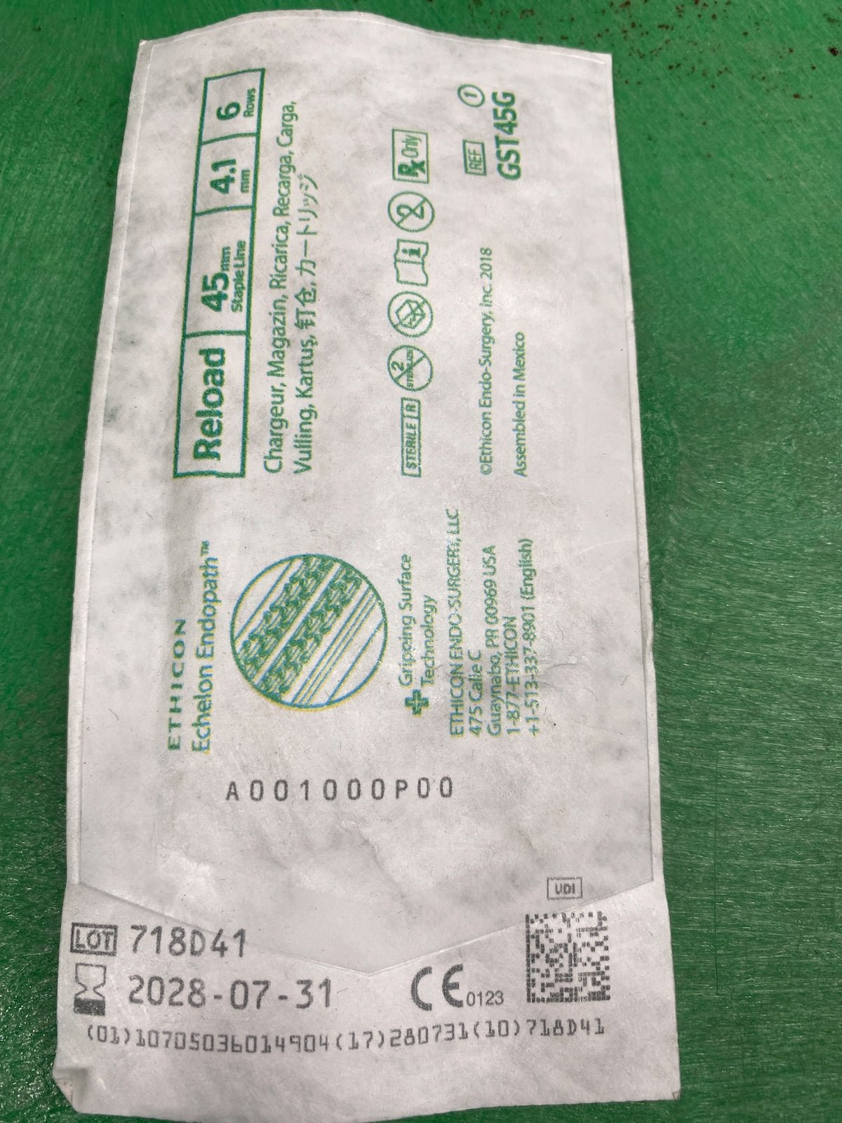 GST45G - ETHICON - Echelon Flex GST 45-4.1 mm Reload, (EA/1)