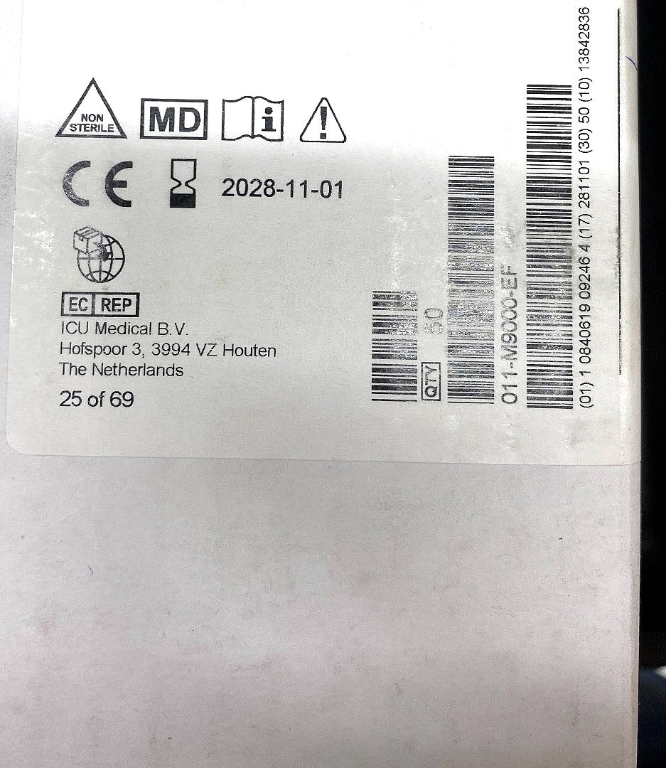 011-M9000-EF - ICU MEDICAL - ENFit Lopez valve, (BX/50)