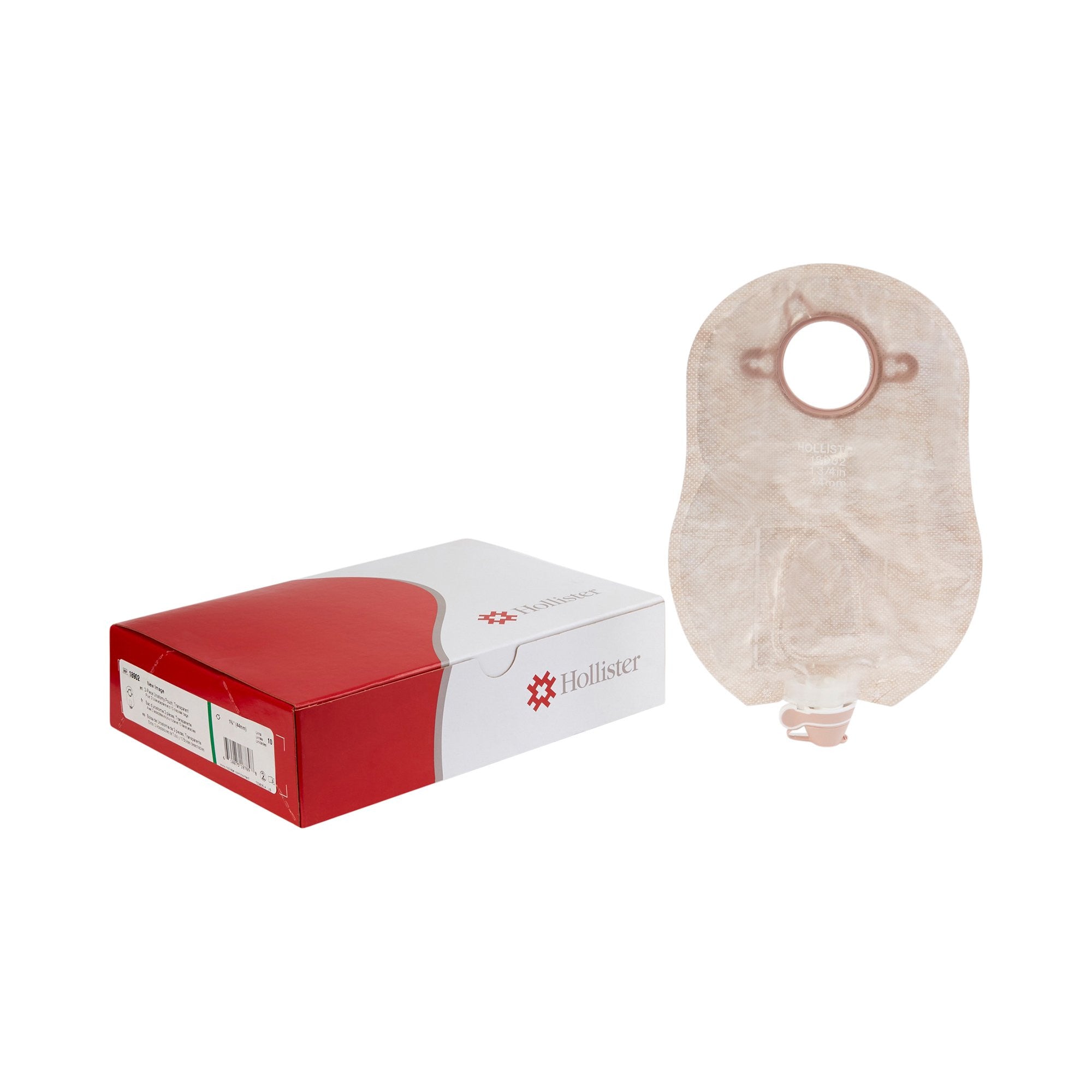 892670 - New Image - Urostomy Pouch New Image Two-Piece System 9 Inch Length Drainable 18902 Box of 10, (BX)