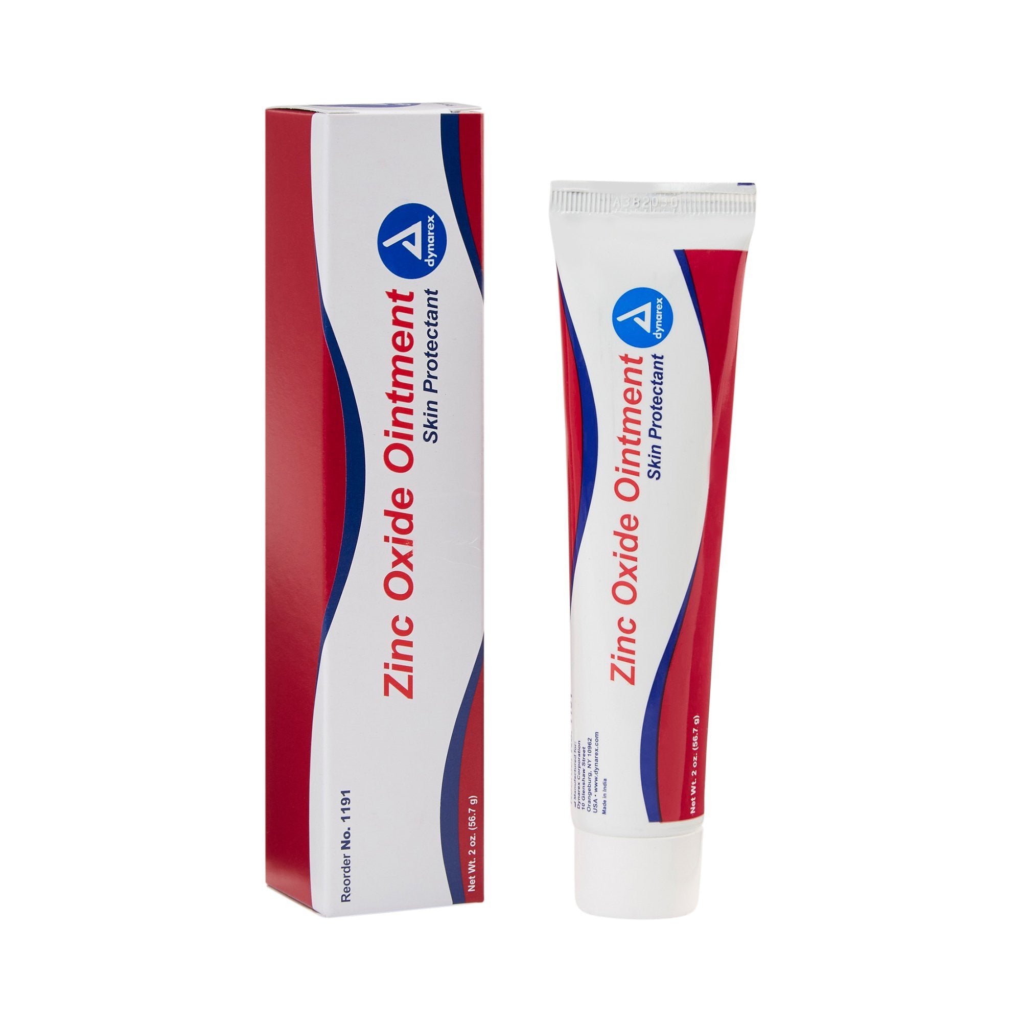 894975 - Dynarex - Dynarex Skin Protectant Cream, 25% Zinc Oxide, 2 oz., Case of 72, (CS)