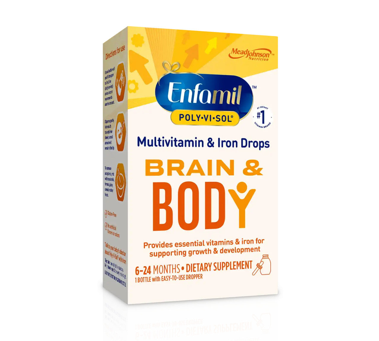 793519 - PolyViSol - PolyViSol Pediatric Multivitamin with Iron & Vitamin A, 1500 IU, 1.67 oz. Pack of 1, (EA)
