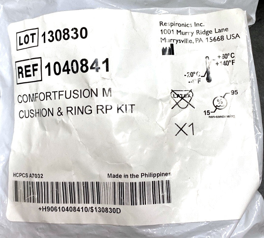 1040841 - RESPIRONICS - Comfort fusion m cushion &ring RP, (EA/1)