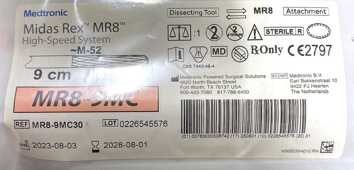 MR8-9MC30 - MEDTRONIC - TOOL MR8-9MC30 MR8 9CM MTL CUTR 3MM, (EA/1)
