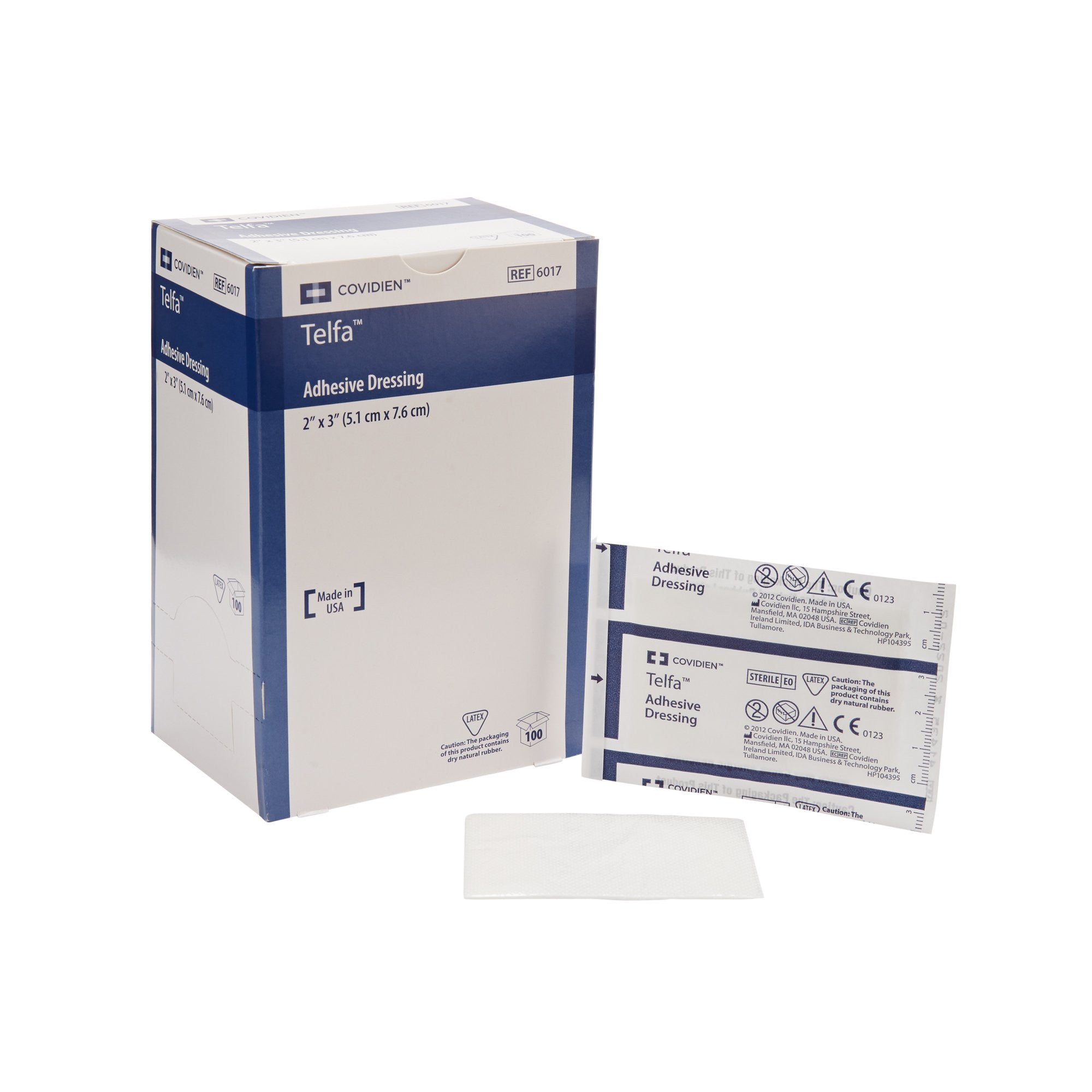 10119 - Telfa - Telfa Island Dressing 2 X 3 Inch Rectangle Sterile Film Backing, 6017, Carton of 100, (CT)