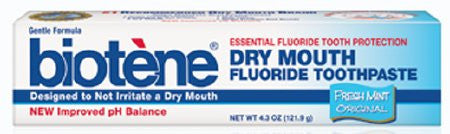 929681 - Biotene - Biotene Toothpaste Fresh Mint Flavor 4.3 oz. Tube Pack of 1, (EA)