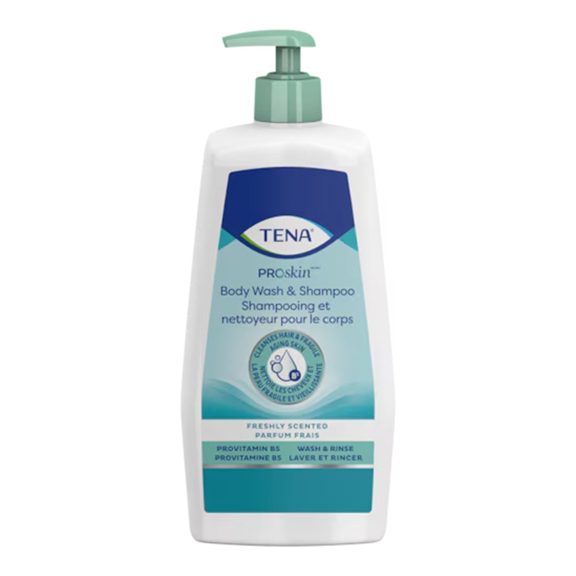 931618 - TENA - Shampoo and Body Wash TENA ProSkin 16.9 oz. Pump Bottle, 64363 Case of 10, (CS)