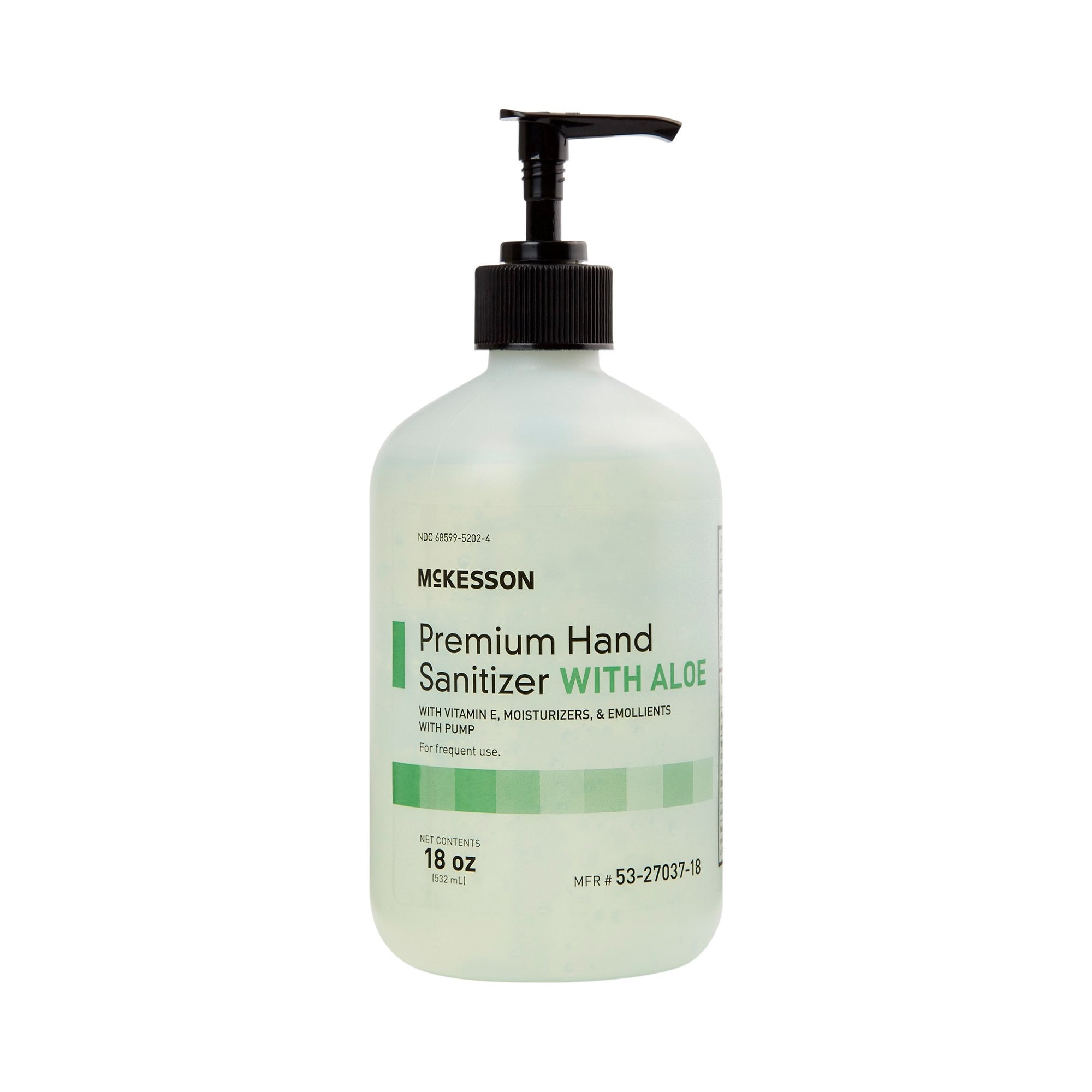 937918 - McKesson - McKesson Premium Hand Sanitizer Gel, Ethyl Alcohol 70%, Spring Water Scent, 18 oz., Case of 12, (CS)