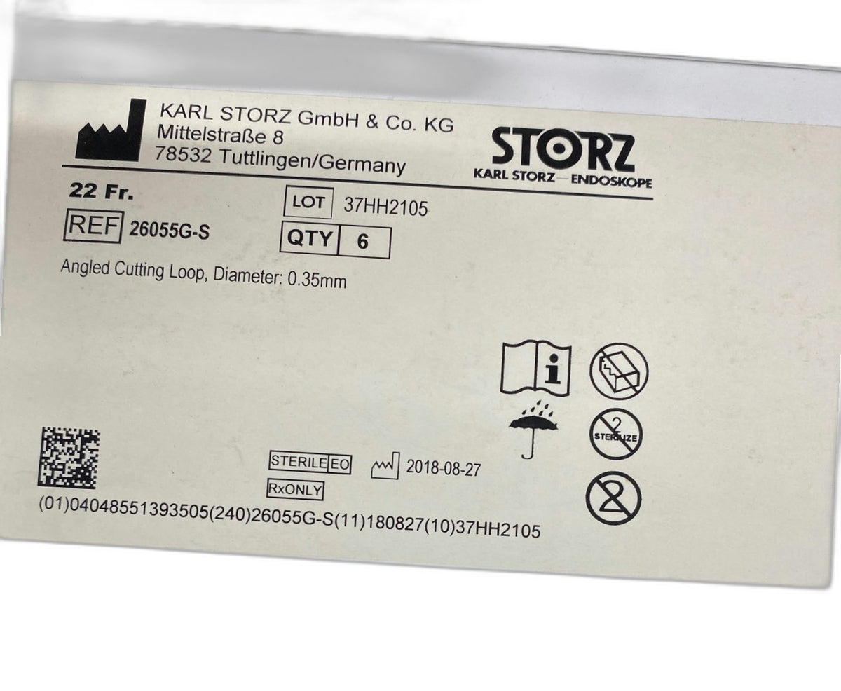 26055G-S - KARL STORZ - Angled cutting loop diameter 0.35mm, (EA/1)