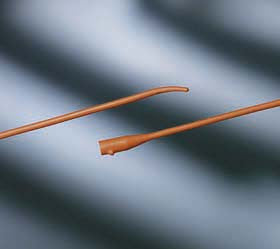 955470 - Bardia - Urethral Catheter Bardia Coude Olive Tip Red Rubber 18 Fr. 16 in, 802518 Pack of 1, (EA)