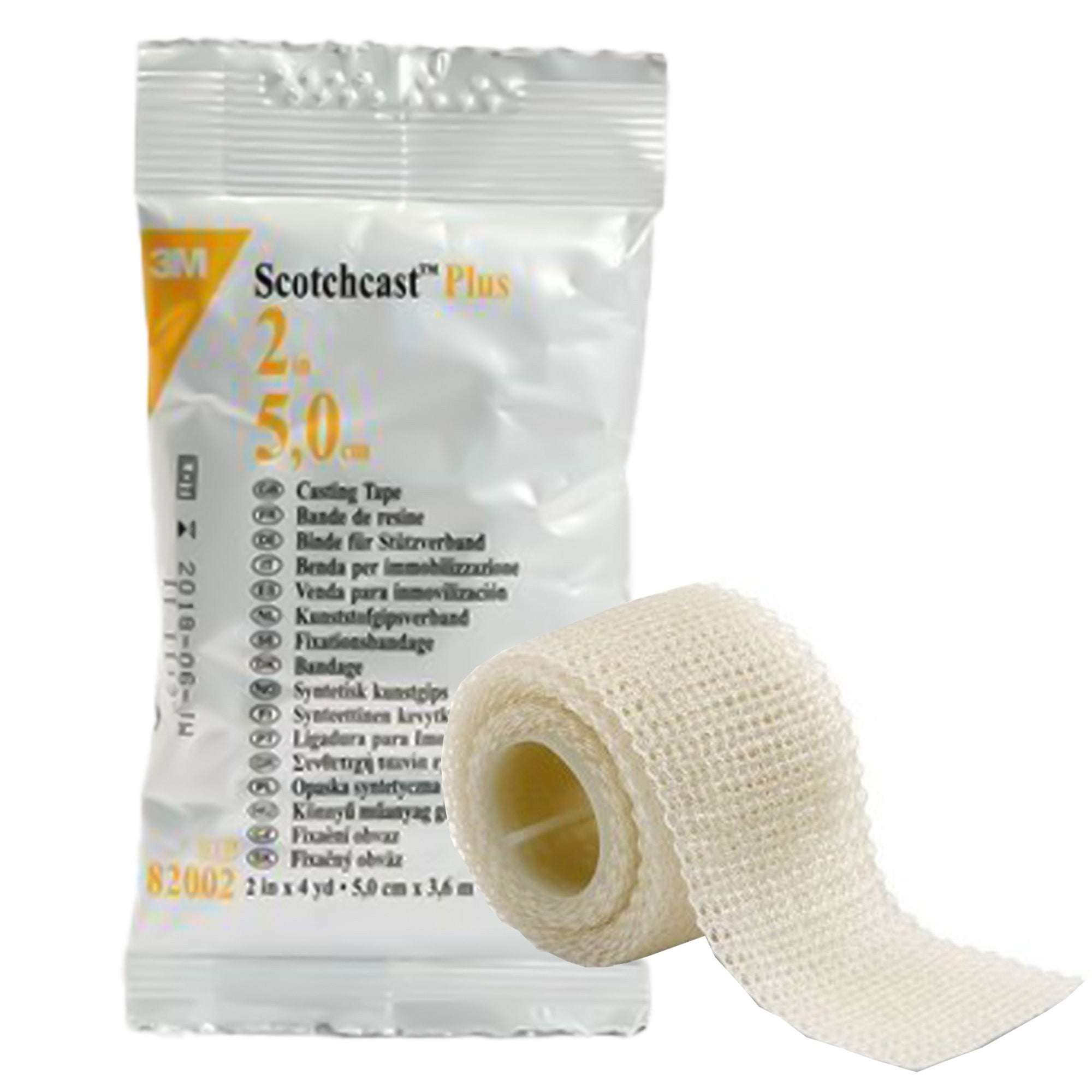 979841 - Scotchcast - Cast Tape 3M Scotchcast Plus 2 Inch x 12 Foot Fiberglass / Resin White 82002 Box of 10, (BX)